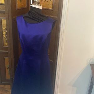 Purple sleeveless evening gown- Alex Evenings size 8 fully lined floor length